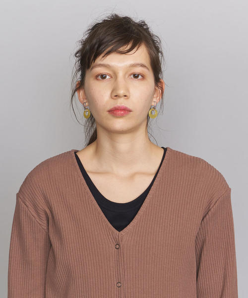 BEAUTY&YOUTH UNITED ARROWS（ビューティーアンドユースユナイテッドアローズ）の「BY リブフロントボタン2WAYマキシワンピース（ワンピース・レディース・オフホワイト/ブラック/モカ・FREE）」の7枚目の写真