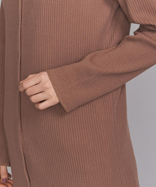 BEAUTY&YOUTH UNITED ARROWS（ビューティーアンドユースユナイテッドアローズ）の「BY リブフロントボタン2WAYマキシワンピース（ワンピース・レディース・オフホワイト/ブラック/モカ・FREE）」の8枚目の写真