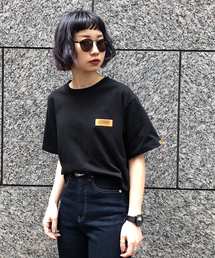 PAGEBOY | 【UNIVERSAL OVERALL】ロゴプリントTシャツ(Tシャツ/カットソー)