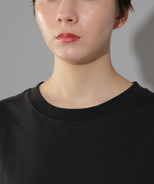 PAGEBOY（ページボーイ）の「【UNIVERSAL OVERALL】ロゴプリントTシャツ（Tシャツ/カットソー・レディース・ホワイト/キャメル/ブラック・FREE）」の9枚目の写真