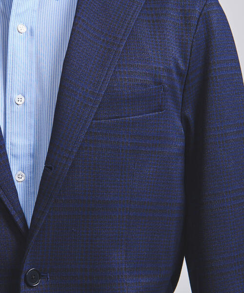 ユナイテッドアローズ　ジョンフォスター　グレンプレイド　グレー　ダブル　44 ユナイテッドアローズ ジョンフォスター グレンプレイド グレー