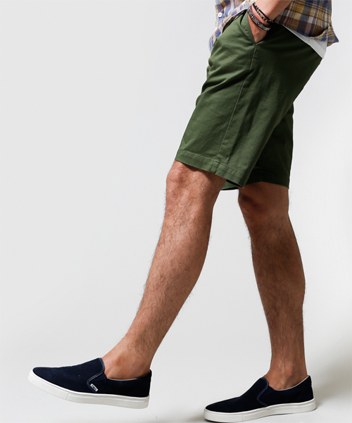 NANO universe（ナノユニバース）の「ストレッチショート トラウザース（その他パンツ・メンズ・オフホワイト/ベージュ/グリーン/カーキ/ブルー/ネイビー/ロイヤルブルー/イエロー/レッド/ブラック/ピンク・MEDIUM/SMALL/LARGE）」の5枚目の写真