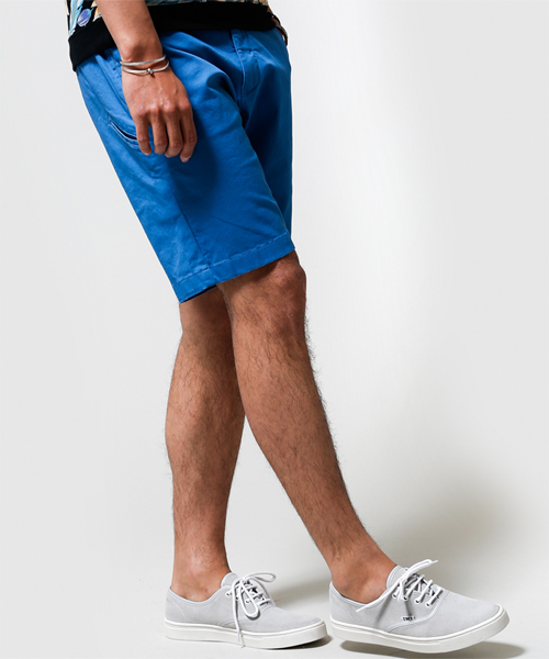 NANO universe（ナノユニバース）の「ストレッチショート トラウザース（その他パンツ・メンズ・オフホワイト/ベージュ/グリーン/カーキ/ブルー/ネイビー/ロイヤルブルー/イエロー/レッド/ブラック/ピンク・MEDIUM/SMALL/LARGE）」の8枚目の写真