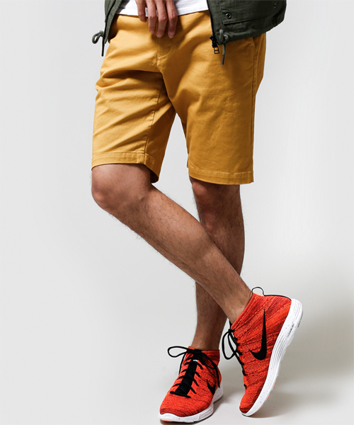 NANO universe（ナノユニバース）の「ストレッチショート トラウザース（その他パンツ・メンズ・オフホワイト/ベージュ/グリーン/カーキ/ブルー/ネイビー/ロイヤルブルー/イエロー/レッド/ブラック/ピンク・MEDIUM/SMALL/LARGE）」の9枚目の写真