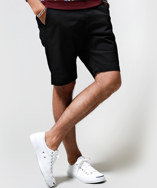 NANO universe（ナノユニバース）の「ストレッチショート トラウザース（その他パンツ・メンズ・オフホワイト/ベージュ/グリーン/カーキ/ブルー/ネイビー/ロイヤルブルー/イエロー/レッド/ブラック/ピンク・MEDIUM/SMALL/LARGE）」の3枚目の写真