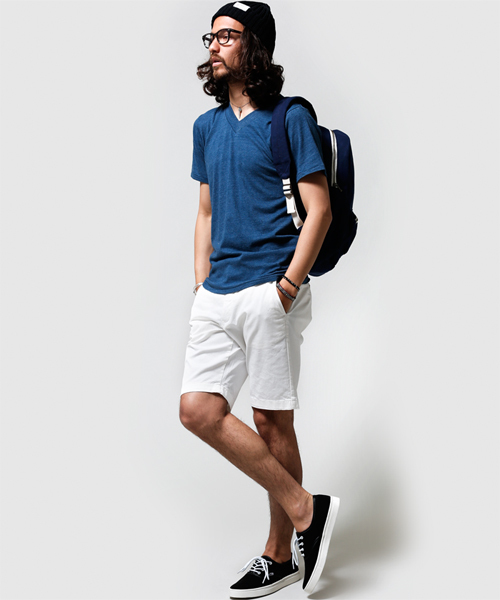 NANO universe（ナノユニバース）の「ストレッチショート トラウザース（その他パンツ・メンズ・オフホワイト/ベージュ/グリーン/カーキ/ブルー/ネイビー/ロイヤルブルー/イエロー/レッド/ブラック/ピンク・MEDIUM/SMALL/LARGE）」の12枚目の写真