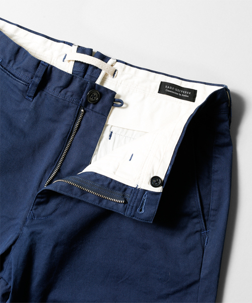 NANO universe（ナノユニバース）の「ストレッチショート トラウザース（その他パンツ・メンズ・オフホワイト/ベージュ/グリーン/カーキ/ブルー/ネイビー/ロイヤルブルー/イエロー/レッド/ブラック/ピンク・MEDIUM/SMALL/LARGE）」の19枚目の写真