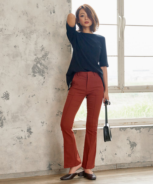 KOBE LETTUCE（コウベレタス）の「ハイテンションブーツカットボトム（その他パンツ・レディース・ブラック/ブラウン系その他/ブルー系その他・FREE）」の12枚目の写真