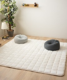 東京家具（トウキョウカグ）の「＋4℃ もちふわ触感【ヒートプラス】リビングで寝るあったかパッド/190×190cm EMOORHEAT（ラグ/マット）」