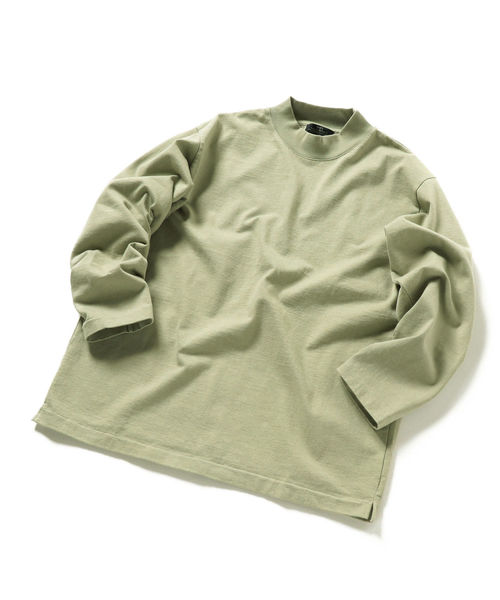 SBTRACT（サブトラクト）の「SBTRACT（サブトラクト）: フリース マシーン モックネック ロンT（Tシャツ/カットソー・メンズ・ブラウン系その他/ホワイト/ブラック/オリーブ・SMALL/MEDIUM/LARGE/X-LARGE）」の12枚目の写真