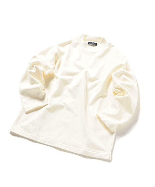 SBTRACT（サブトラクト）の「SBTRACT（サブトラクト）: フリース マシーン モックネック ロンT（Tシャツ/カットソー・メンズ・ブラウン系その他/ホワイト/ブラック/オリーブ・SMALL/MEDIUM/LARGE/X-LARGE）」の10枚目の写真