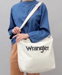Wrangler | 【 Wrangler / ラングラー 】 2WAY キャンバス ショルダー トートバッグ / シンプルロゴ(トートバッグ)
