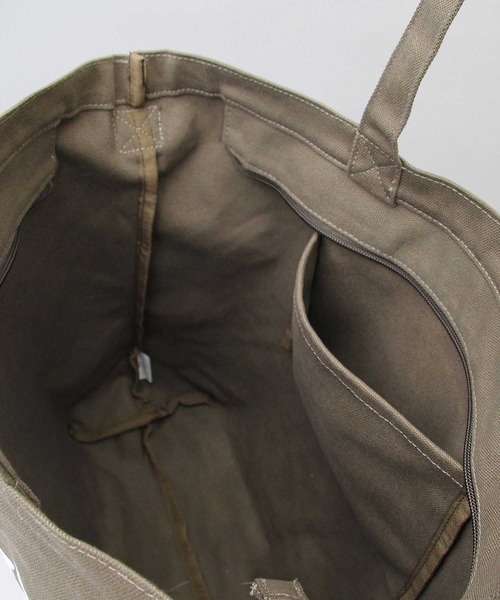 Wrangler（ラングラー）の「【 Wrangler / ラングラー 】 2WAY キャンバス ショルダー トートバッグ / シンプルロゴ（トートバッグ・メンズ・ホワイト/ブラック/カーキ・FREE）」の19枚目の写真