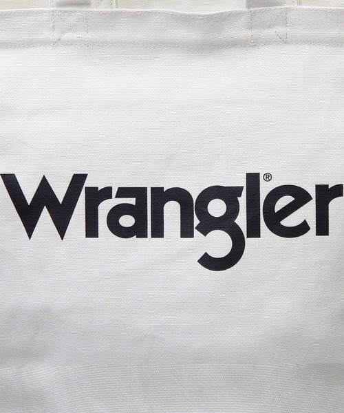 Wrangler（ラングラー）の「【 Wrangler / ラングラー 】 2WAY キャンバス ショルダー トートバッグ / シンプルロゴ（トートバッグ・メンズ・ホワイト/ブラック/カーキ・FREE）」の16枚目の写真