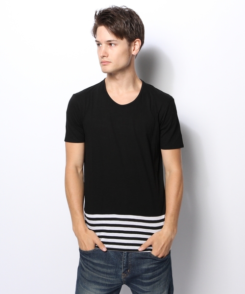 CROON A SONG（クルーンアソング）の「CROON A SONGメンズ（Tシャツ/カットソー・メンズ・ブラック/グレー/グレー系その他/カーキ/ブルー/その他/ネイビー・FREE）」の2枚目の写真