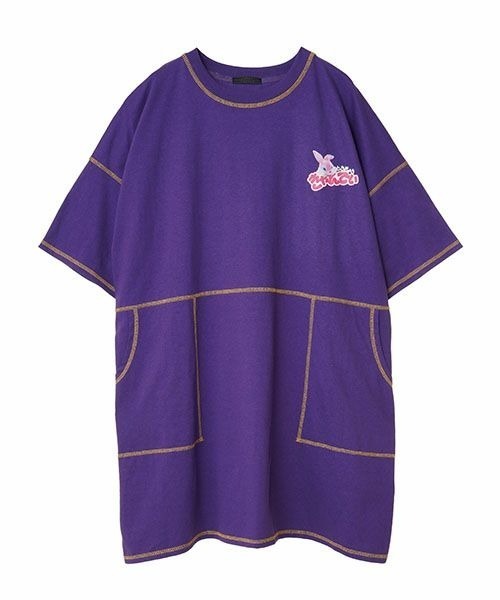 Candy Stripper（キャンディストリッパー）の「FUNNY FRIENDS ワンピース（ワンピース・レディース・ピンク/ブラック/パープル・2）」の9枚目の写真