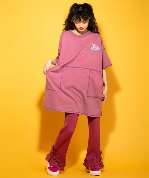 Candy Stripper（キャンディストリッパー）の「FUNNY FRIENDS ワンピース（ワンピース・レディース・ピンク/ブラック/パープル・2）」の18枚目の写真