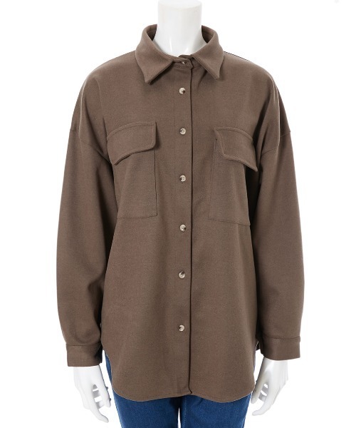 fifth(フィフス)の「ベルト付CPOシャツジャケット(ライダースジャケット・レディース・ベージュ/カーキ・MEDIUM)」の10枚目の写真