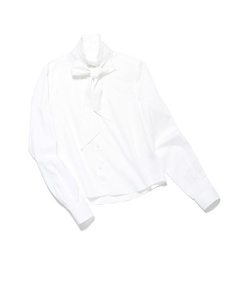 Ray BEAMS（レイビームス）の「PETER JENSEN×Ray BEAMS / 別注 ボウタイシャツ（シャツ/ブラウス・レディース・ホワイト・X-SMALL/SMALL）」の9枚目の写真