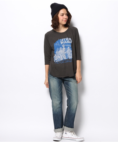 Ray BEAMS（レイビームス）の「JUNK FOOD×Ray BEAMS / 別注 Star Wars Univers（Tシャツ/カットソー・レディース・ブラック系その他・ONE SIZE）」の5枚目の写真