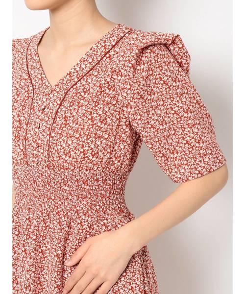 dazzlin（ダズリン）の「パワショルスモールフラワーワンピース（ワンピース・レディース・ブラック/レッド・SMALL/MEDIUM）」の18枚目の写真