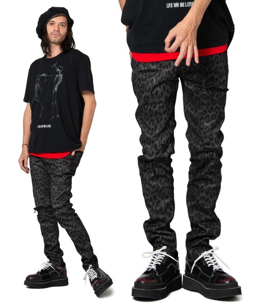 glamb（グラム）の「Leopard skinny pants / レオパードスキニーパンツ