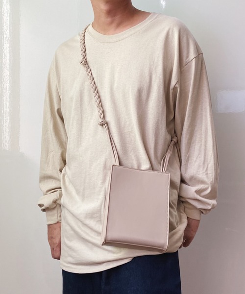 Niell（ニール）の「ロープショルダースクエアミニショルダーバッグ（ショルダーバッグ・メンズ・ホワイト/ブラック/ベージュ・FREE）」の13枚目の写真