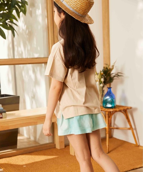 ＆yam（アンドヤム）の「タイダイプリントキュロット（その他パンツ・キッズ・パープル/オレンジ/グリーン・90/100/110/120/130/140）」の10枚目の写真