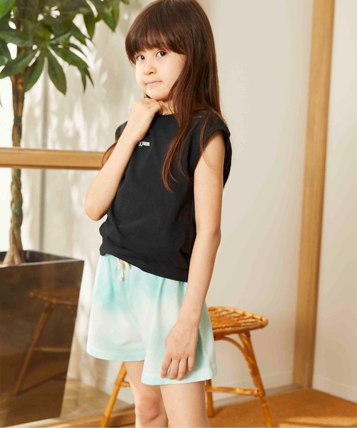 ＆yam（アンドヤム）の「タイダイプリントキュロット（その他パンツ・キッズ・パープル/オレンジ/グリーン・90/100/110/120/130/140）」の16枚目の写真