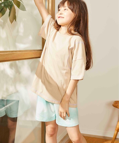 ＆yam（アンドヤム）の「タイダイプリントキュロット（その他パンツ・キッズ・パープル/オレンジ/グリーン・90/100/110/120/130/140）」の19枚目の写真