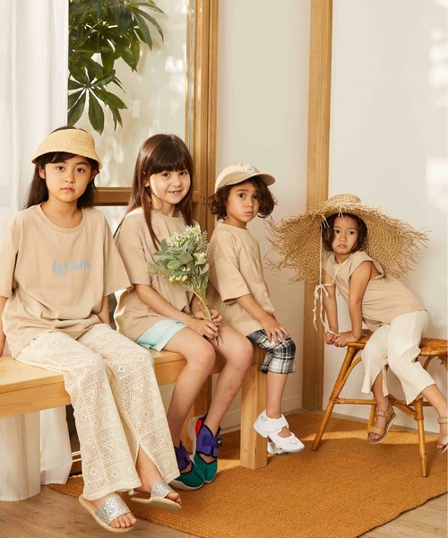 ＆yam（アンドヤム）の「タイダイプリントキュロット（その他パンツ・キッズ・パープル/オレンジ/グリーン・90/100/110/120/130/140）」の22枚目の写真