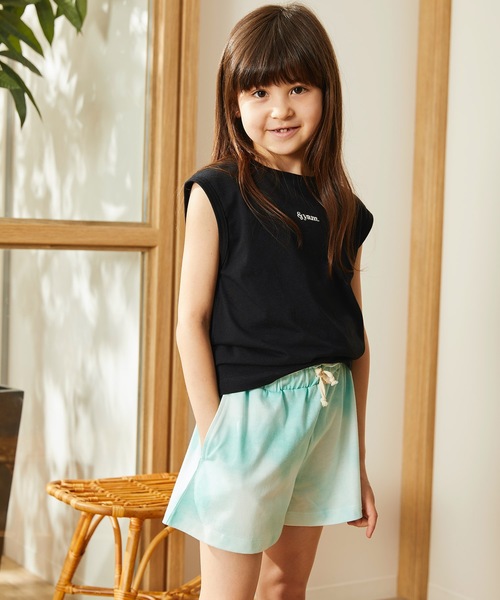 ＆yam（アンドヤム）の「タイダイプリントキュロット（その他パンツ・キッズ・パープル/オレンジ/グリーン・90/100/110/120/130/140）」の18枚目の写真