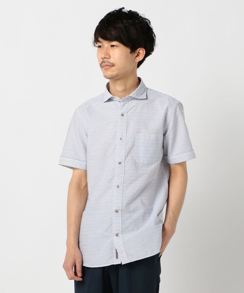 NOLLEY'S goodman（ノーリーズグッドマン）の「パラシュートＳ／Ｓ（シャツ/ブラウス・メンズ・ホワイト系その他4/ホワイト系その他5/ブルー系その他4/ブルー系その他5・SMALL/MEDIUM/LARGE/X-LARGE）」の4枚目の写真