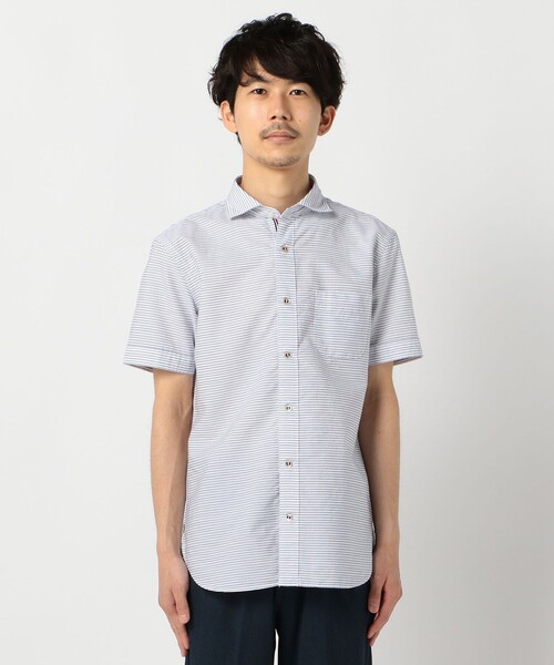 NOLLEY'S goodman（ノーリーズグッドマン）の「パラシュートＳ／Ｓ（シャツ/ブラウス・メンズ・ホワイト系その他4/ホワイト系その他5/ブルー系その他4/ブルー系その他5・SMALL/MEDIUM/LARGE/X-LARGE）」の5枚目の写真