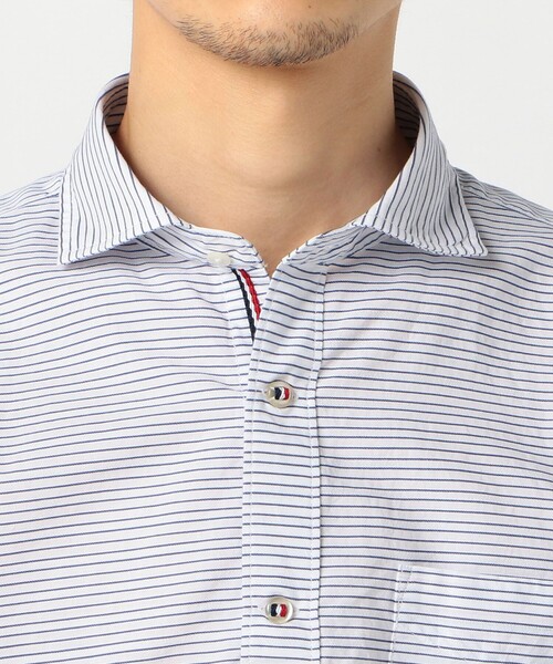 NOLLEY'S goodman（ノーリーズグッドマン）の「パラシュートＳ／Ｓ（シャツ/ブラウス・メンズ・ホワイト系その他4/ホワイト系その他5/ブルー系その他4/ブルー系その他5・SMALL/MEDIUM/LARGE/X-LARGE）」の8枚目の写真