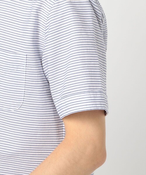 NOLLEY'S goodman（ノーリーズグッドマン）の「パラシュートＳ／Ｓ（シャツ/ブラウス・メンズ・ホワイト系その他4/ホワイト系その他5/ブルー系その他4/ブルー系その他5・SMALL/MEDIUM/LARGE/X-LARGE）」の9枚目の写真