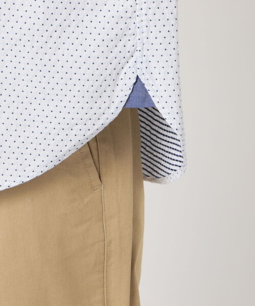 NOLLEY'S goodman（ノーリーズグッドマン）の「パラシュートＳ／Ｓ（シャツ/ブラウス・メンズ・ホワイト系その他4/ホワイト系その他5/ブルー系その他4/ブルー系その他5・SMALL/MEDIUM/LARGE/X-LARGE）」の11枚目の写真