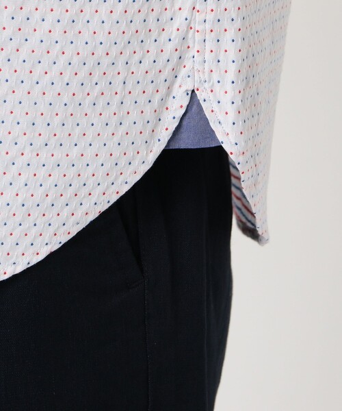 NOLLEY'S goodman（ノーリーズグッドマン）の「パラシュートＳ／Ｓ（シャツ/ブラウス・メンズ・ホワイト系その他4/ホワイト系その他5/ブルー系その他4/ブルー系その他5・SMALL/MEDIUM/LARGE/X-LARGE）」の12枚目の写真