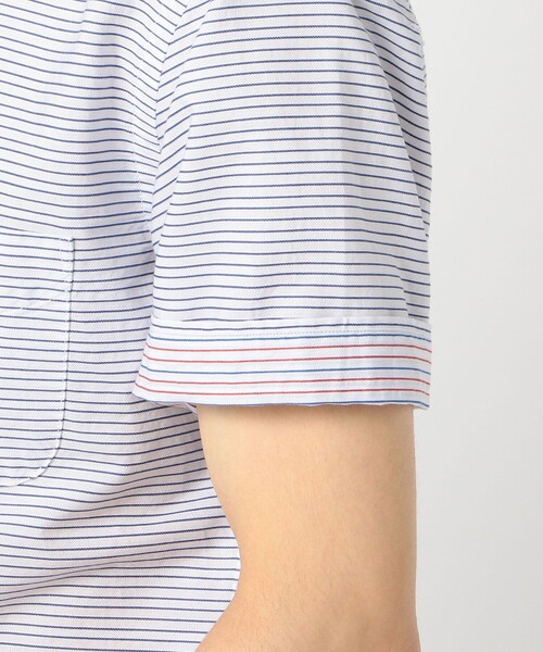 NOLLEY'S goodman（ノーリーズグッドマン）の「パラシュートＳ／Ｓ（シャツ/ブラウス・メンズ・ホワイト系その他4/ホワイト系その他5/ブルー系その他4/ブルー系その他5・SMALL/MEDIUM/LARGE/X-LARGE）」の14枚目の写真