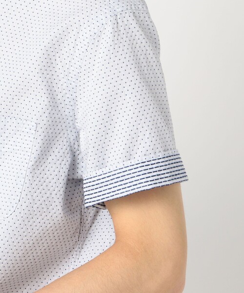 NOLLEY'S goodman（ノーリーズグッドマン）の「パラシュートＳ／Ｓ（シャツ/ブラウス・メンズ・ホワイト系その他4/ホワイト系その他5/ブルー系その他4/ブルー系その他5・SMALL/MEDIUM/LARGE/X-LARGE）」の15枚目の写真