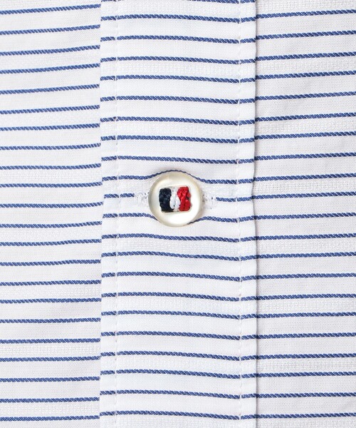 NOLLEY'S goodman（ノーリーズグッドマン）の「パラシュートＳ／Ｓ（シャツ/ブラウス・メンズ・ホワイト系その他4/ホワイト系その他5/ブルー系その他4/ブルー系その他5・SMALL/MEDIUM/LARGE/X-LARGE）」の18枚目の写真