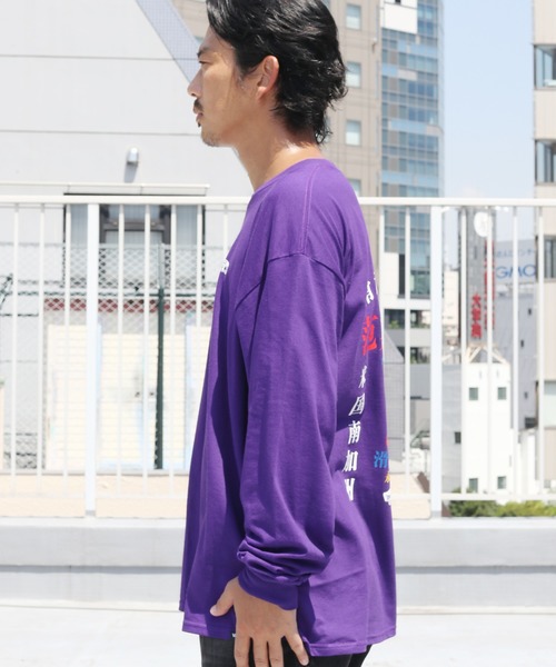 VANS（バンズ）の「VANS/ヴァンズ Vans SK8 Family L/S TEE ロンT（Tシャツ/カットソー・メンズ・ホワイト/ブラック/パープル・L/XL/M）」の7枚目の写真