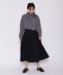 スカーフデザインシャツ