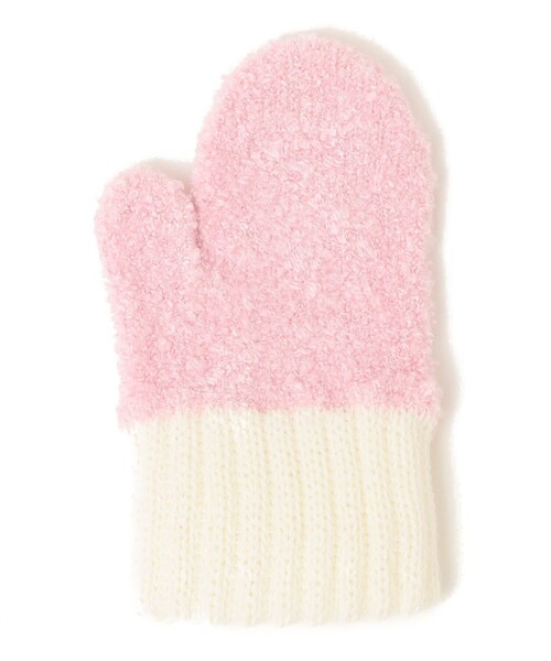 SHIPS（シップス）の「SHIPS KIDS:ベビー ふわもこ ミトン 手袋（手袋・キッズ・ネイビー/グレー/ピンク/ライトグリーン/ベージュ系その他・ONE SIZE）」の7枚目の写真