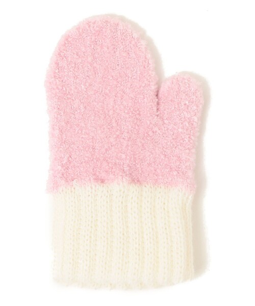 SHIPS（シップス）の「SHIPS KIDS:ベビー ふわもこ ミトン 手袋（手袋・キッズ・ネイビー/グレー/ピンク/ライトグリーン/ベージュ系その他・ONE SIZE）」の6枚目の写真