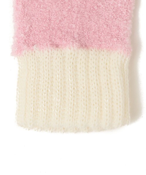 SHIPS（シップス）の「SHIPS KIDS:ベビー ふわもこ ミトン 手袋（手袋・キッズ・ネイビー/グレー/ピンク/ライトグリーン/ベージュ系その他・ONE SIZE）」の8枚目の写真