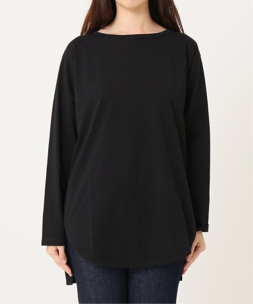 JOURNAL STANDARD（ジャーナルスタンダード）の「プレミアムコットンNEWラウンドヘムロングスリーブTシャツ◆2（Tシャツ/カットソー・レディース・ホワイト・FREE）」の14枚目の写真