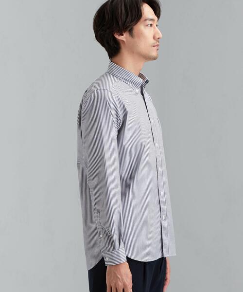 green label relaxing(グリーンレーベルリラクシング)の「< 機能 / 抗菌 ストレッチ >CSN OGC C/C ストライプ ボタンダウン シャツ(シャツ/ブラウス・メンズ・モカ/オフホワイト/ネイビー・X-LARGE/LARGE/SMALL/MEDIUM/X-SMALL)」の17枚目の写真