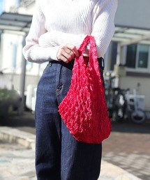 簡単!畳まないくしゅくしゅラッフルエコバッグ