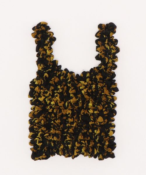 florist（フローリスト）の「簡単！畳まないくしゅくしゅラッフルエコバッグ（エコバッグ/サブバッグ・レディース・ブラック/ネイビー/シルバー/ゴールド/その他2/ワインレッド/ピンク/グリーン/パープル/ミント/イエロー/ブルーグリーン/ブルー/クリーム/レッド/シャンパン・M）」の20枚目の写真